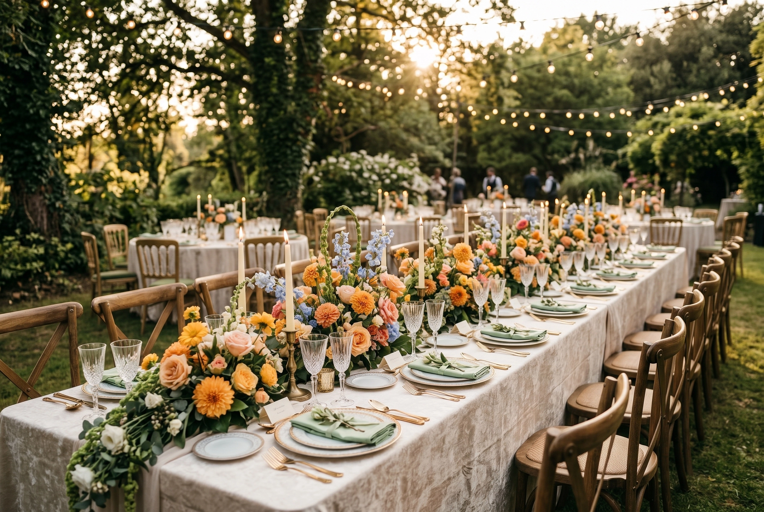 Ambiente y paleta de la boda